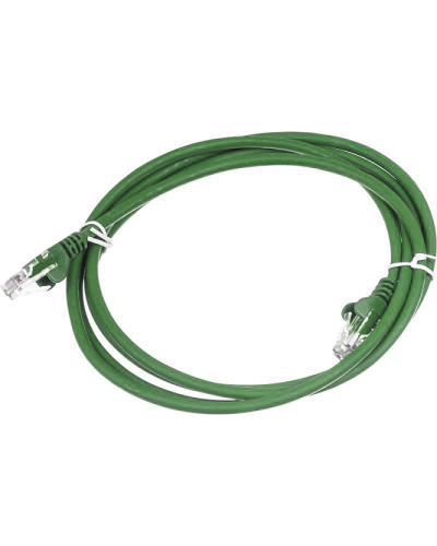 Патч-корд RJ45 - RJ45, 4 пары, UTP, категория 6, 3 м, зеленый, LSZH LANMASTER LAN-PC45/U6-3.0-GN в Уссурийске Патч-корды и пигтейлы Pintop.ru