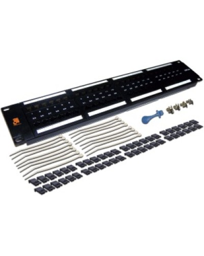 Патч-панель 48 портов, UTP, кат.5E, 2U LANMASTER LAN-PPL48U5E в Уссурийске Патч панель Pintop.ru