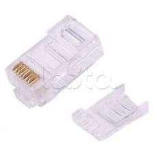 Штекер RJ45 (8P8C) CAT6 со вставкой LAZSO APJ15