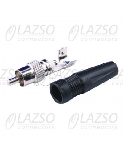 Разъем штекер RCA под винт LAZSO (APR012) в Уссурийске Коннекторы Pintop.ru