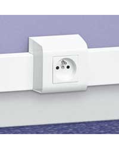 Суппорт Mosaic 75x20 2М LEGRAND 030378 в Уссурийске Аксессуары для кабель-канала Pintop.ru