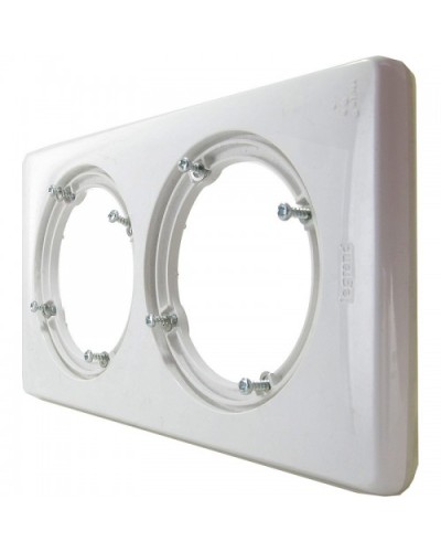 Рамка 2 поста IP44, белая Celiane Legrand 069072 в Уссурийске Аксессуары для кабель-канала Pintop.ru