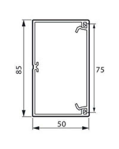 Кабель-канал METRA 85x50 Legrand (638080) в Уссурийске Кабель-канал Pintop.ru