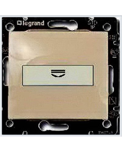 Выключатель c картой 10А слоновая кость Valena Legrand 774134 в Уссурийске Аксессуары для кабель-канала Pintop.ru