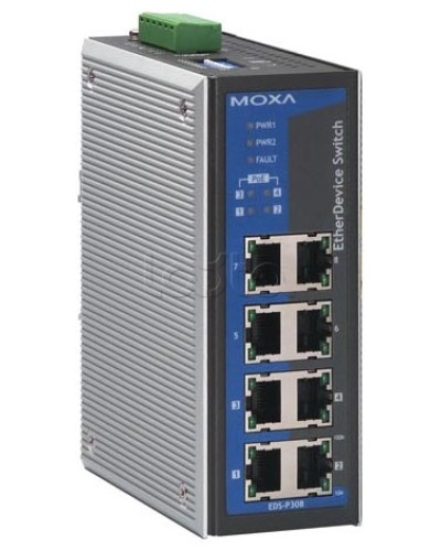 Коммутатор неуправляемый промышленный 8-портовый Moxa EDS-308-T в Уссурийске Коммутаторы Pintop.ru