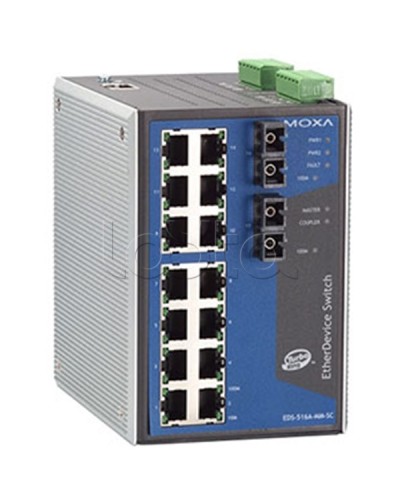 Коммутатор управляемый промышленный 16-портовыйMoxa EDS-516A-MM-SC в Уссурийске Коммутаторы Pintop.ru