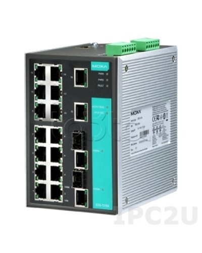 Коммутатор управляемый промышленный 18-портовыйMoxa EDS-518A в Уссурийске Коммутаторы Pintop.ru
