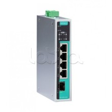 Коммутатор PoE 5-портовый Moxa EDS-G205A-4PoE-1GSFP