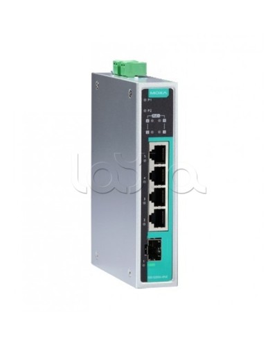 Коммутатор PoE 5-портовый Moxa EDS-G205A-4PoE-1GSFP в Уссурийске Коммутаторы Pintop.ru