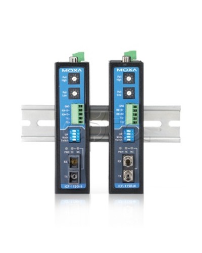 Конвертор RS-232/422/485 в оптику SC Moxa ICF-1150-S-SC в Уссурийске Дополнительное оборудование для ОПС Pintop.ru