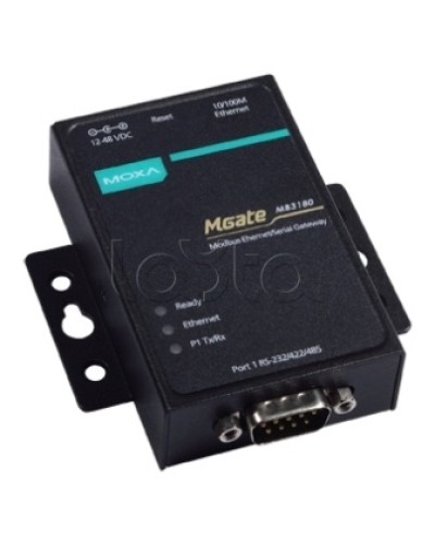 Преобразователь Modbus-RTU/ASCII в Modbus/TCP Moxa MGATE MB3180 в Уссурийске Дополнительное оборудование для ОПС Pintop.ru
