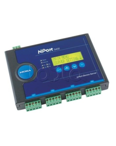 Сервер 4-портовый RS-422/485 в Ethernet Moxa NPort 5430 в Уссурийске Дополнительное оборудование для ОПС Pintop.ru