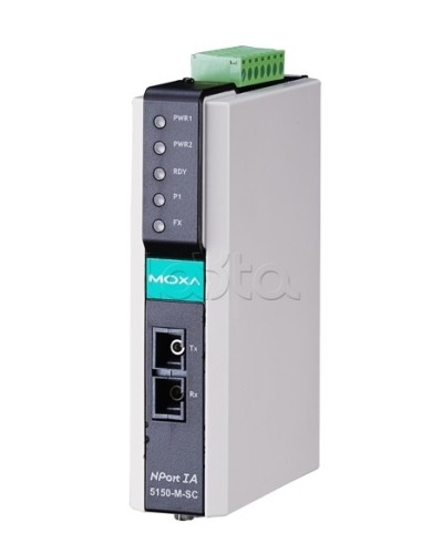 Сервер 1-портовый RS-232/422/485 в Ethernet Moxa NPort IA-5150-M-SC в Уссурийске Дополнительное оборудование для ОПС Pintop.ru