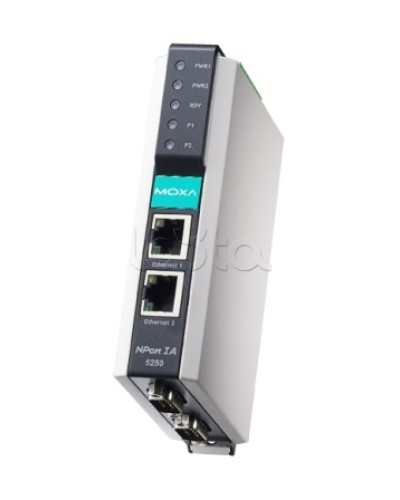 Сервер 2-портовый RS-232/422/485 в Ethernet Moxa NPort IA-5250-T в Уссурийске Дополнительное оборудование для ОПС Pintop.ru