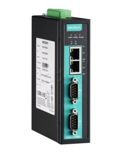 Сервер 2-портовый RS-232/422/485 в Ethernet Moxa NPort IA-5250A-T-IEX в Уссурийске Дополнительное оборудование для ОПС Pintop.ru