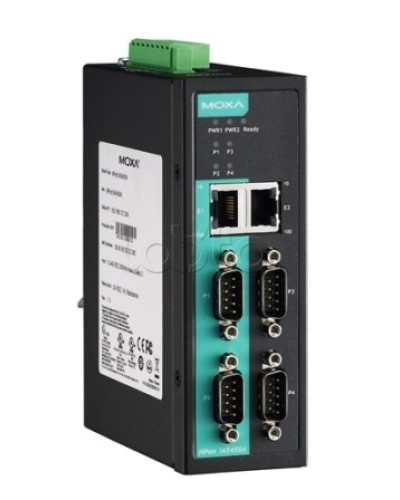 Сервер 4-портовый RS-232/422/485 в Ethernet Moxa NPort IA-5450AI-T в Уссурийске Дополнительное оборудование для ОПС Pintop.ru