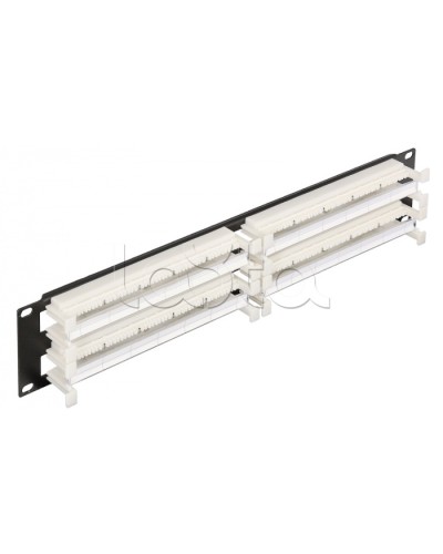 Патч-панель 2U 200 пар NIKOMAX (NMC-RB110-200) в Уссурийске Кроссовое оборудование тип 110 Pintop.ru