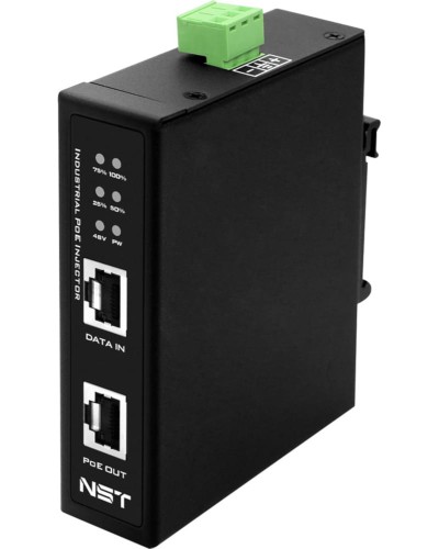Промышленный PoE-инжектор Gigabit Ethernet на 90W с бустером напряжения NST NS-PI-1G-90/IB в Уссурийске Дополнительное оборудование для сетей Pintop.ru