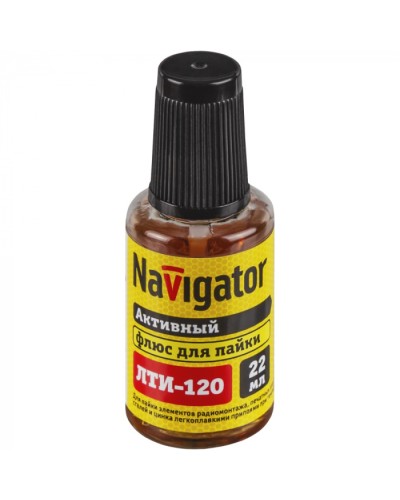 Флюс Navigator 93 267 NEM-Fl05-F22 (ЛТИ-120, 22 мл) в Уссурийске Аксессуары для кабель-канала Pintop.ru