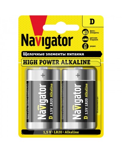 Элемент питания Navigator 94 755 NBT-NE-LR20-BP2 в Уссурийске Электротехническое оборудование Pintop.ru