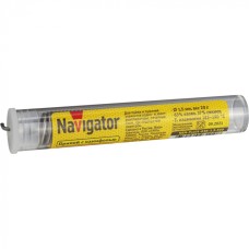 Припой Navigator 93 110 NEM-Pos01-63K-1.5-F20 (ПОС-63, колба, 1.5 мм, 20 гр)