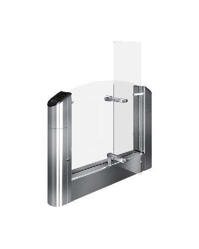 Модуль турникета крайний с высокими створками и картоприемником Oxgard Praktika T-04-SMTК-660 в Уссурийске Турникеты Pintop.ru