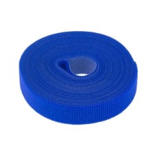 Лента-липучка многоразовая 5 м х 20мм, синяя (1 шт/уп) REXANT 07-7525