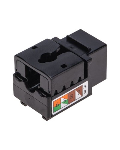 Модуль Keystone Jack RJ-45(8P8C), UTP неэкранированный, CAT 6, тип 90 градусов, черный REXANT PRO 02-0255 в Уссурийске Модули Keystone Pintop.ru