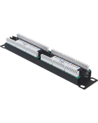 Панель коммутационная 10, 1U, 12 портов UTP, RJ-45, CAT 5e REXANT 04-0025 в Уссурийске Патч панель Pintop.ru