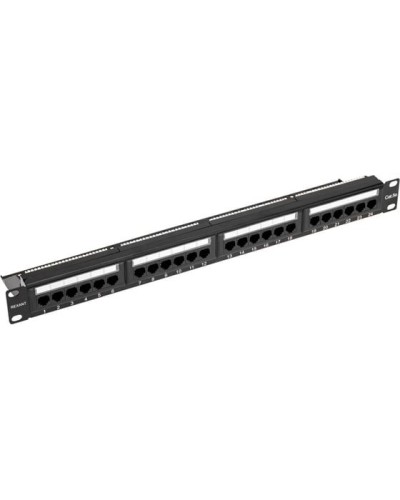 Панель коммутационная с кабельным органайзером 19, 1U, 24 порта, UTP, RJ-45, CAT 5e REXANT PRO (02-0031) в Уссурийске Аксессуары для стоек и шкафов Pintop.ru