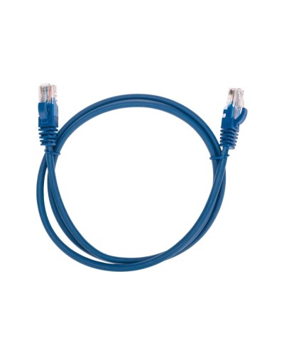 Патч-корд U/UTP, CAT 5e, RJ45-RJ45, 26AWG, LSZH, синий, 1м REXANT 02-0104-1 в Уссурийске Патчкорды (медные) Pintop.ru