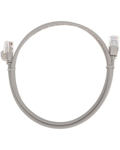 Патч-корд U/UTP, CAT 6A (10G), RJ45-RJ45, 28AWG, LSZH, серый, 1м REXANT 02-0380-1 в Уссурийске Патчкорды (медные) Pintop.ru