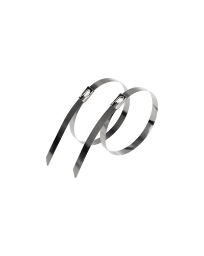 Стяжка кабельная стальная (304) 400x4,6мм (50 шт/уп) REXANT (07-0408) в Уссурийске Стяжки-хомуты Pintop.ru