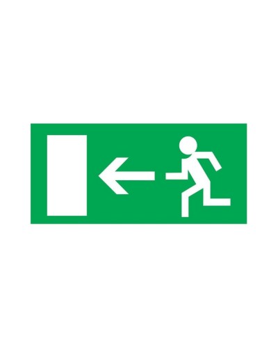 Эвакуационный знак Направление к эвакуационному выходу налево100*300 мм (5шт/упак) REXANT (56-0026) в Уссурийске Дополнительное оборудование для ОПС Pintop.ru