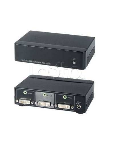 Усилитель-разветвитель DVI и аудио сигнала SC&T DD02A в Уссурийске Видеоусилители, Модуляторы, Делители Pintop.ru