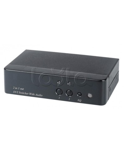 Коммутатор DVI и аудио сигналов SC&T DS02A в Уссурийске Видеоусилители, Модуляторы, Делители Pintop.ru