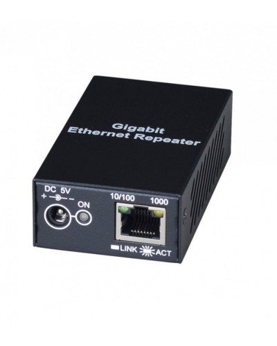Повторитель Gigabit Ethernet для увеличения расстояния передачи до 120м SC&T SR01X в Уссурийске Системы видеонаблюдения Pintop.ru