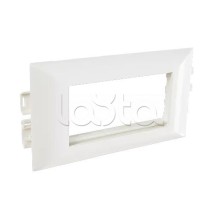 Суппорт с рамкой на 2 поста (45х45) в профиль для кабельных каналов 100х50, 105х50 SPL 100008S