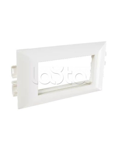 Суппорт с рамкой на 2 поста (45х45) в профиль для кабельных каналов 100х50, 105х50 SPL 100008S в Уссурийске Аксессуары для кабель-канала Pintop.ru