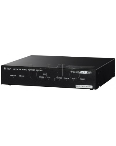 Шлюз передачи аудио, управляющих сигналов через сеть TOA NX-100S W в Уссурийске Системы оповещения и трансляции TOA Pintop.ru