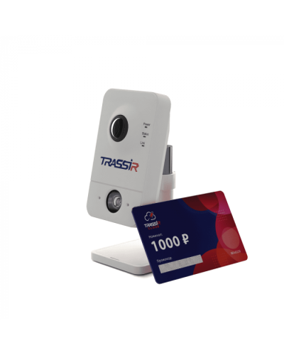 IP-видеокамера компактная DSSL TRASSIR CloudCube1 в Уссурийске IP-камеры Pintop.ru