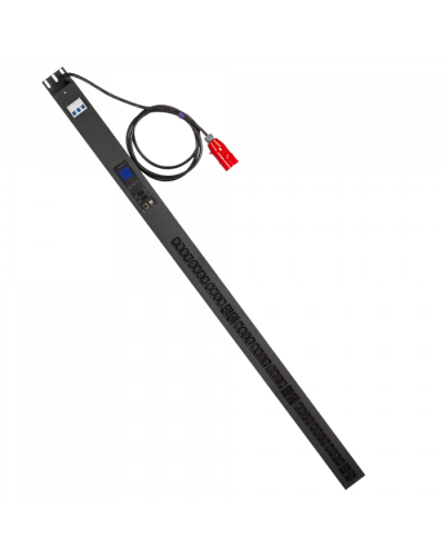 Блок розеток верт. 16A / 380V, 6xC19 + 36xC13, шнур 3.0 м, разъем IEC309 TWT (TWT-PDVMT3-6x36-16A) в Уссурийске Блоки розеток Pintop.ru