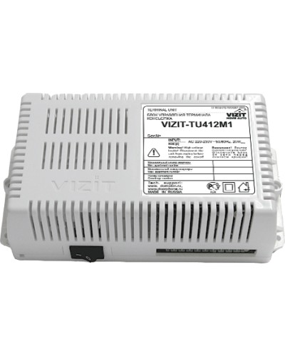 Блок управления терминала консьержа Vizit-TU412M1 в Уссурийске Блоки управления многоабонентные Pintop.ru