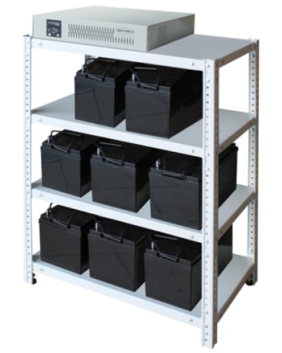 Стеллаж для АКБ Бастион 1,0х0,7х0,4-4П в Уссурийске Электротехническое оборудование Pintop.ru