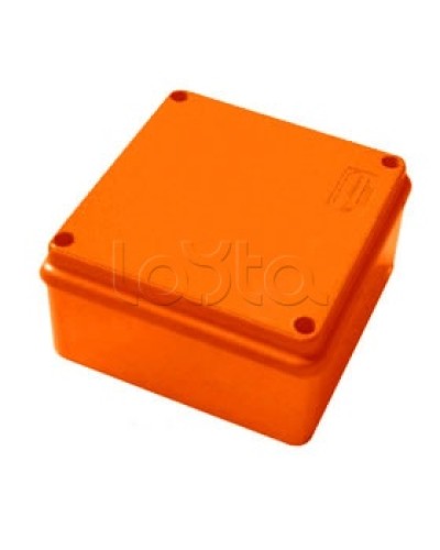 Коробка огнестойкая 100х100х55, 5P, (2,5-16 мм2), без галогена Экопласт 42037HF в Уссурийске Коробки (ОКЛ) Экопласт Pintop.ru