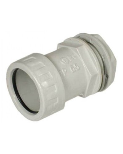 Муфта «труба-коробка» D25 мм , без галогена Экопласт 42725HF в Уссурийске Аксессуары для труб (ОКЛ) Экопласт Pintop.ru