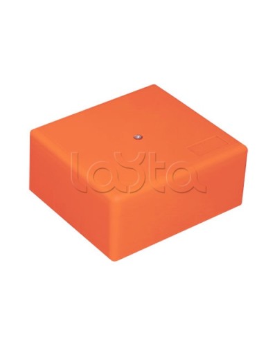 Коробка огн. с глад. стенками,без галогена, IP41, 10P, (1,5-2,5 мм2) (оранж) ОКЛ Экопласт (46071HF) в Уссурийске Распределительные коробки Pintop.ru