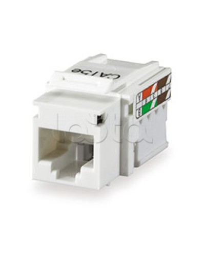 RJ-45 Модуль инф.розетки 110/Krone 5e кат.,бел. CL-0006 Экопласт (87545) в Уссурийске Кроссовое оборудование тип Krone Pintop.ru