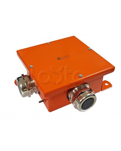 Экопласт SMB165 Коробка металл, огн. E-110,о/п 164х164х65, IP66, 5Р, (2,5-16 мм2), оранж. в Уссурийске Распределительные коробки Pintop.ru