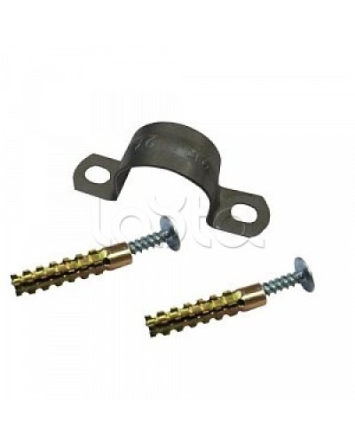 Дюбель-хомут клоп (двухлапковый) 21-22 мм Гефест (100 шт/уп) в Уссурийске Крепеж: Дюбели, шурупы, саморезы Pintop.ru